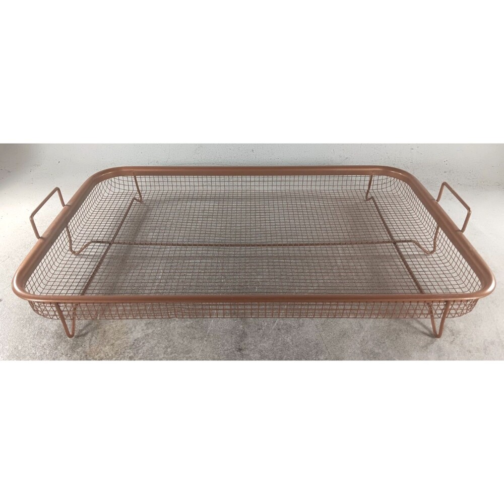 Gotham Steel Crisper Titanium Ceramic Basket Non-Stick 17"x12"x2"